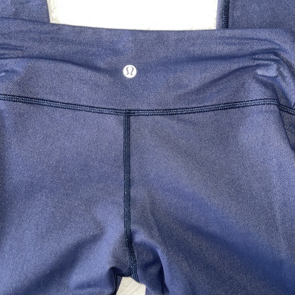 Lululemon wunder under tights in denim color - Picture 3 of 4